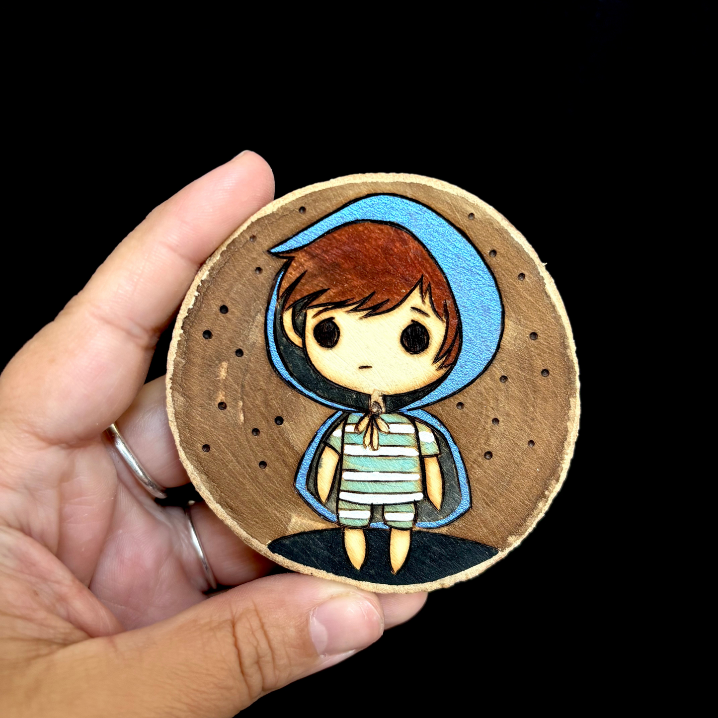 MAGNET EN BOIS PETIT BONHOMME