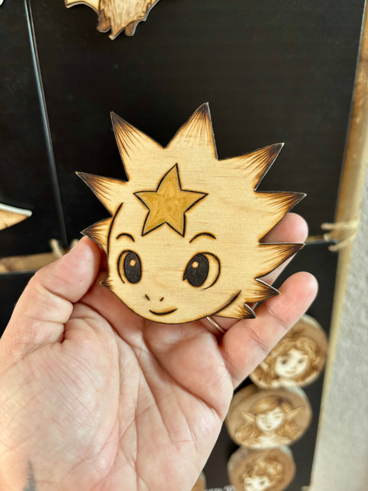 MAGNET EN BOIS PETIT ÉTOILÉ