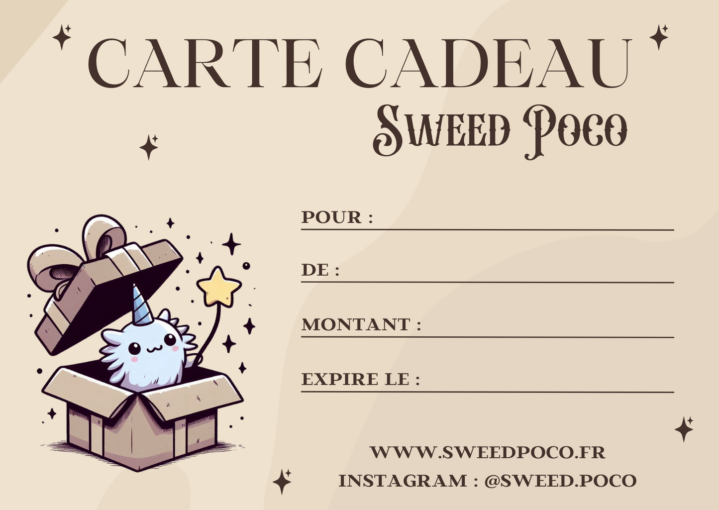 CARTE CADEAU