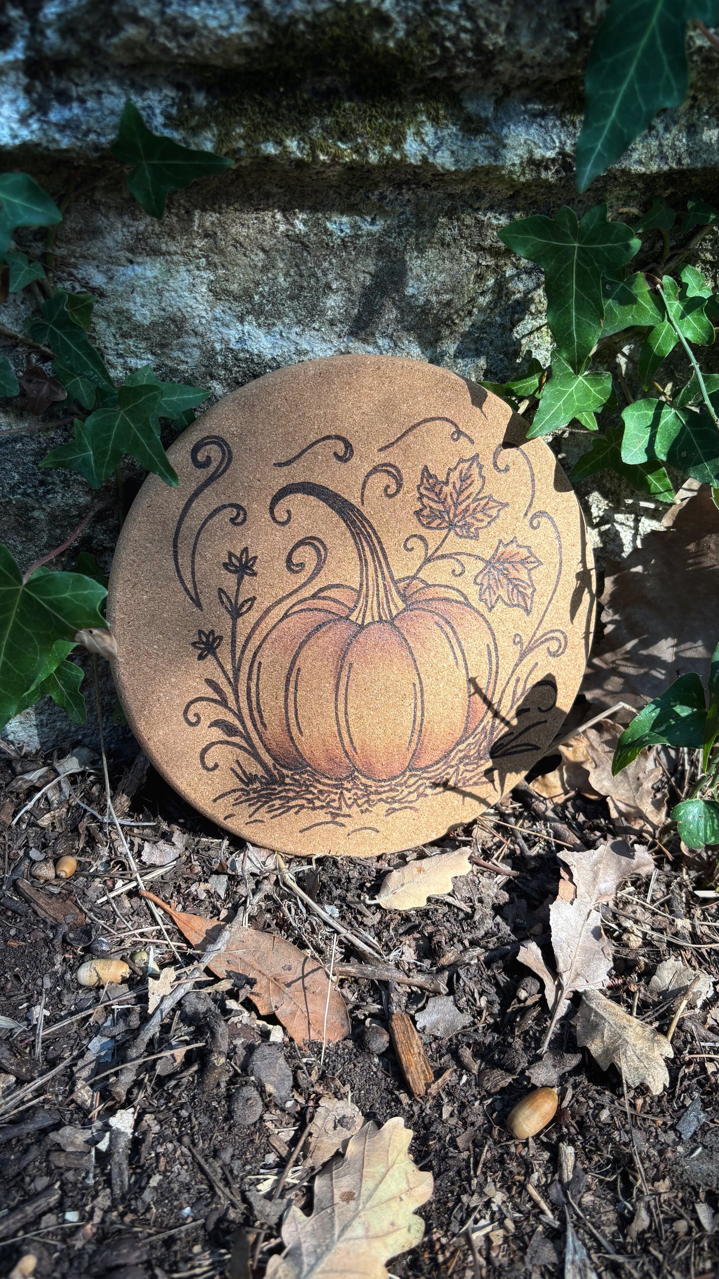 DESSOUS DE PLAT CITROUILLE