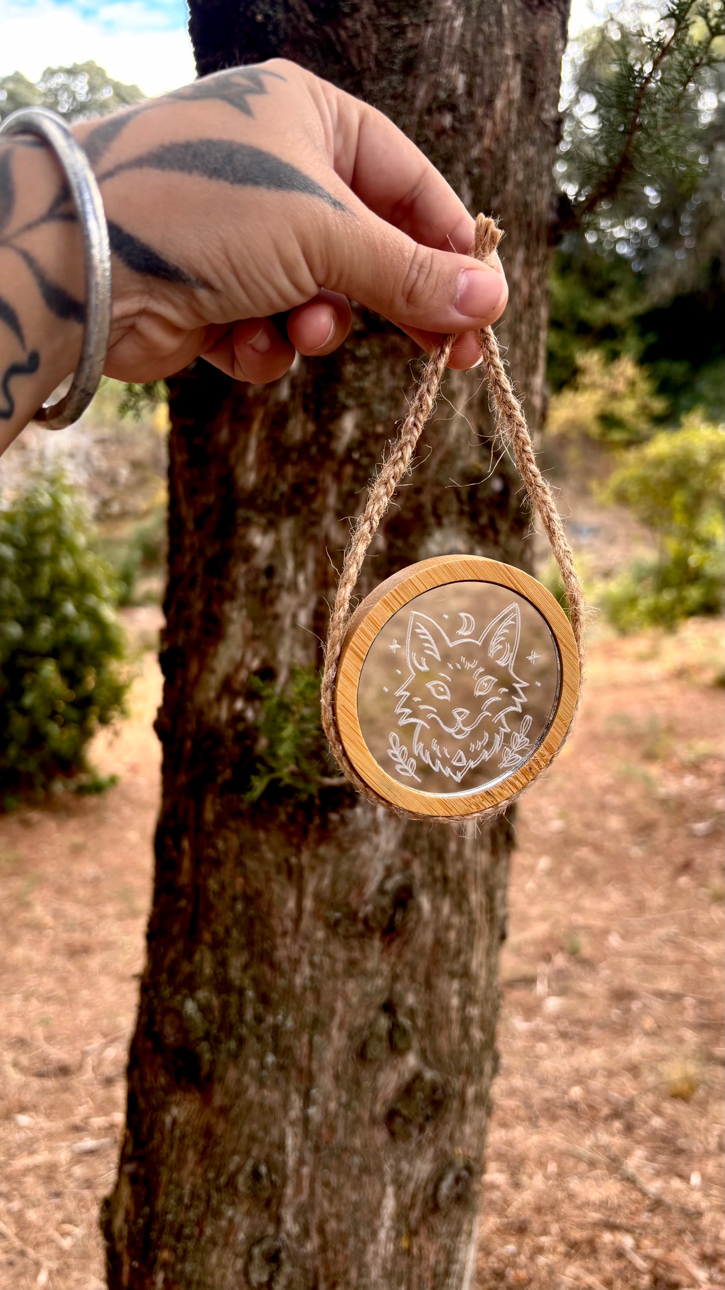 PETIT MIROIR ENCHANTÉ RENARD