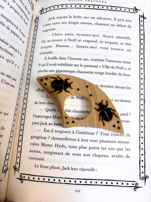 BAGUE DE LECTURE SCARABÉE