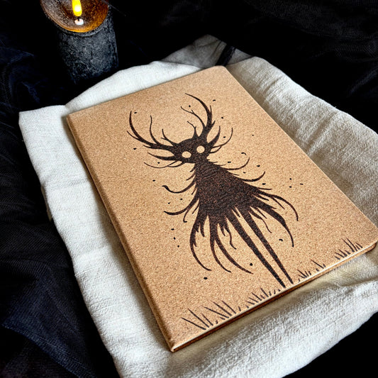 CARNET EN LIEGE OMBRE (Grand format 18x25cm)