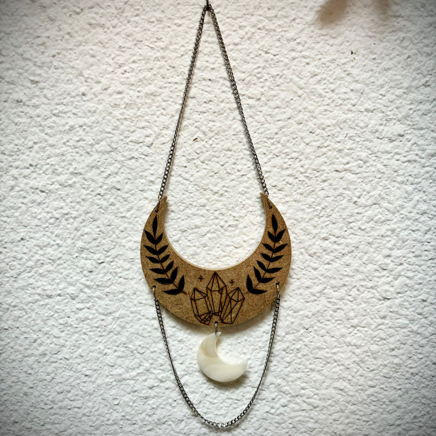 TALISMAN DE SORCIÈRE - Lune & cristaux 1