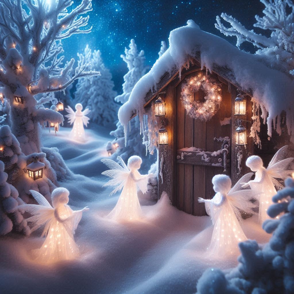 Les esprits qui frappent aux portes en hiver