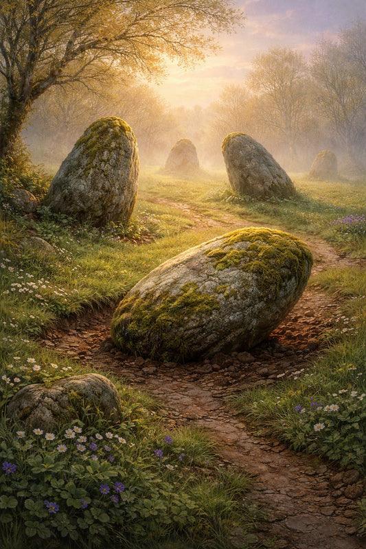 Les pierres qui bougent au printemps dans le folklore rural