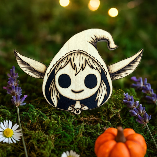 MAGNET EN BOIS PETIT ELFE