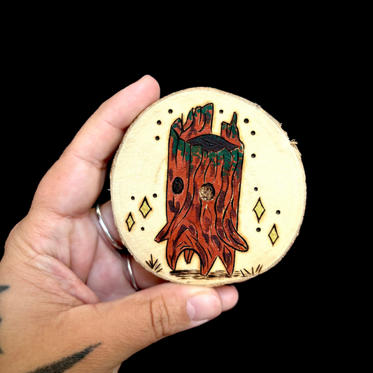 MAGNET EN BOIS PETIT TRONC