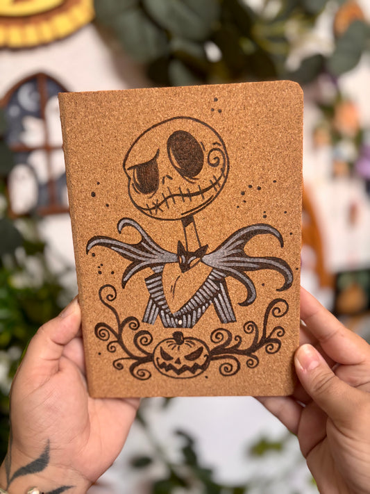 CARNET EN LIEGE JACK SKELLINGTON (Format moyen 13x18cm)