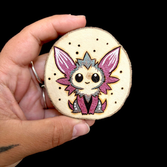 MAGNET EN BOIS PETIT RENARDEAU
