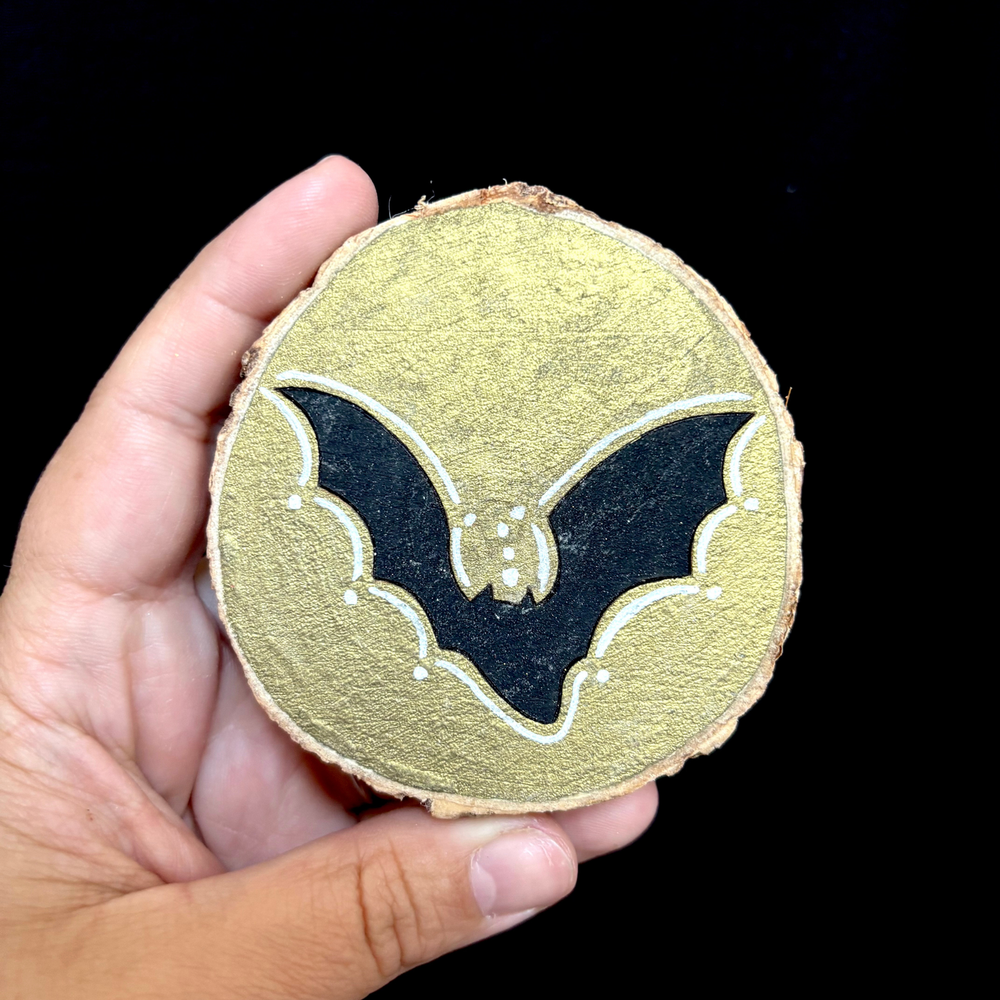 MAGNET EN BOIS CHAUVE SOURIS