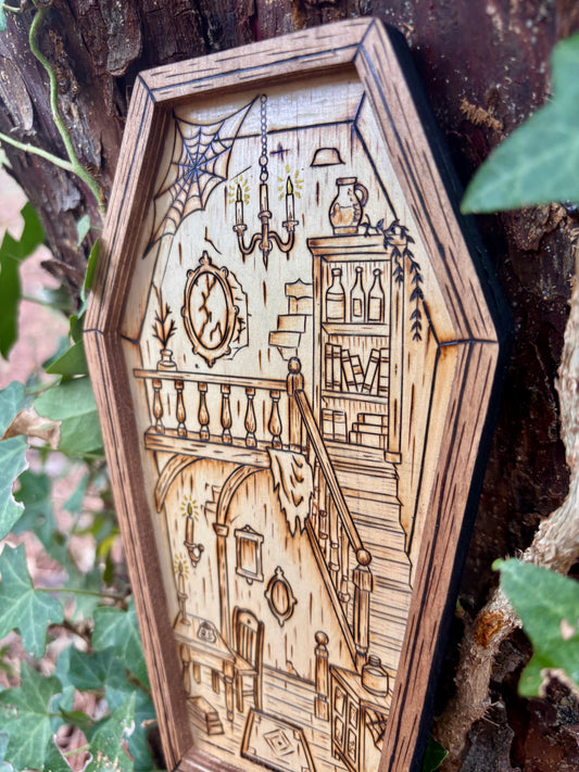 CERCUEIL HANTÉ - Habitat miniature