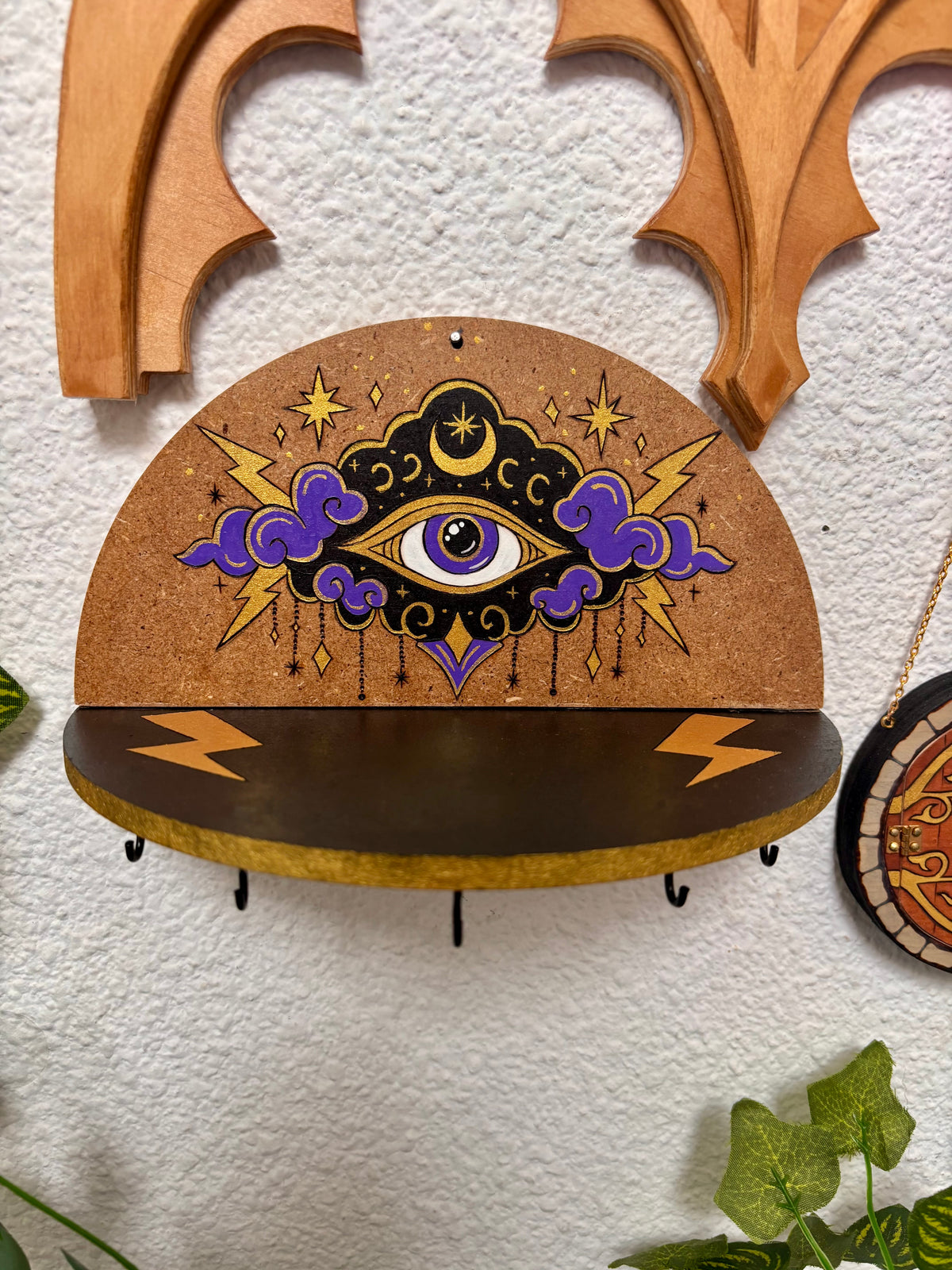 ÉTAGÈRE MURALE OEIL MYSTIQUE