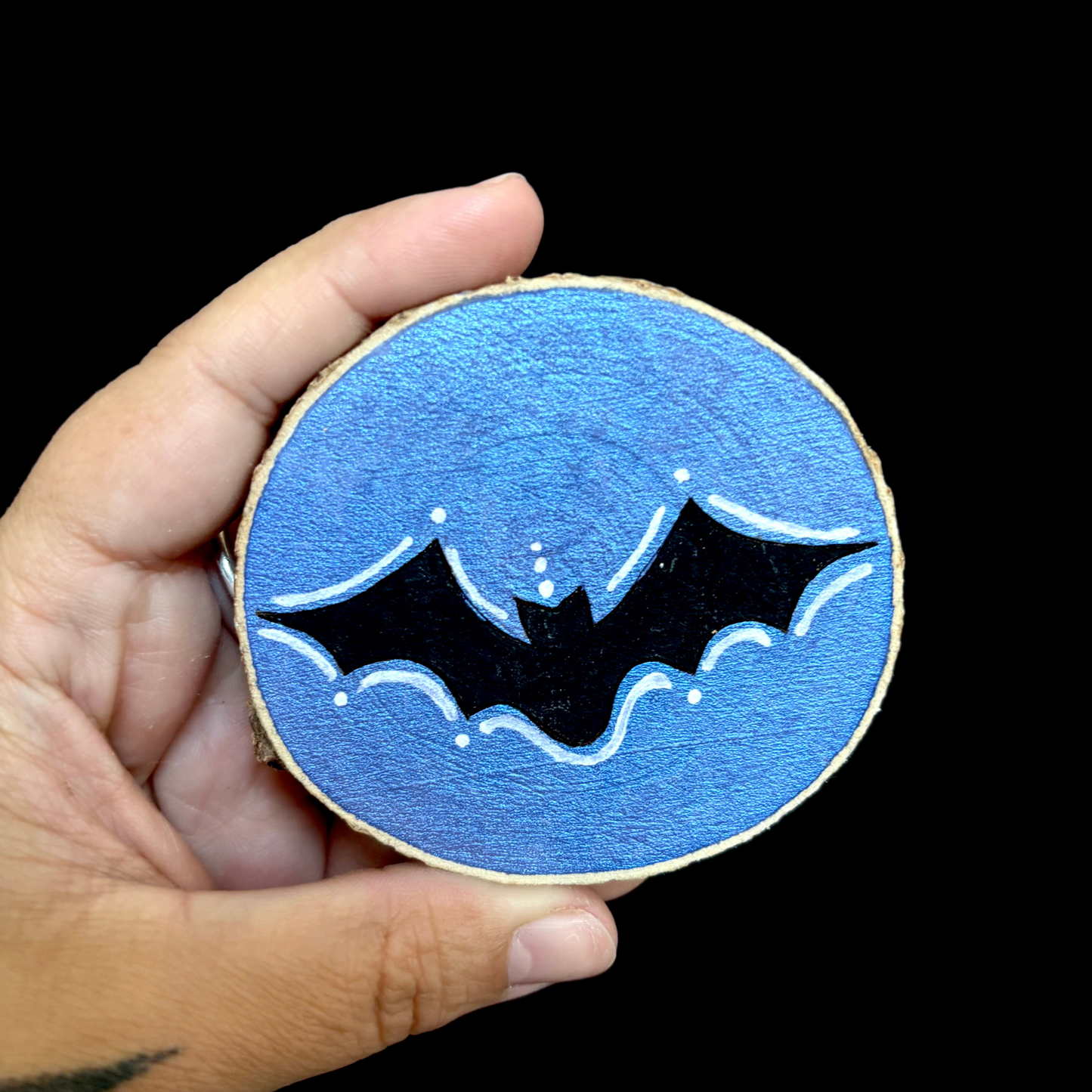 MAGNET EN BOIS CHAUVE SOURIS
