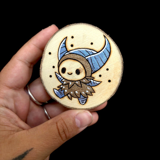 MAGNET EN BOIS PETIT FOU