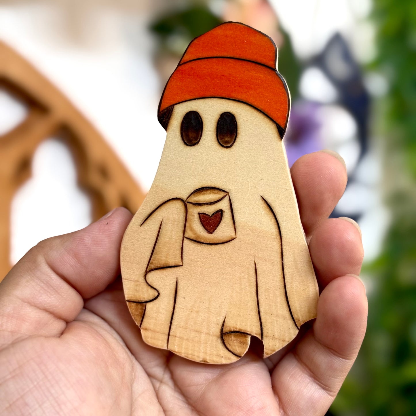 MAGNET EN BOIS TRIO FANTÔMES