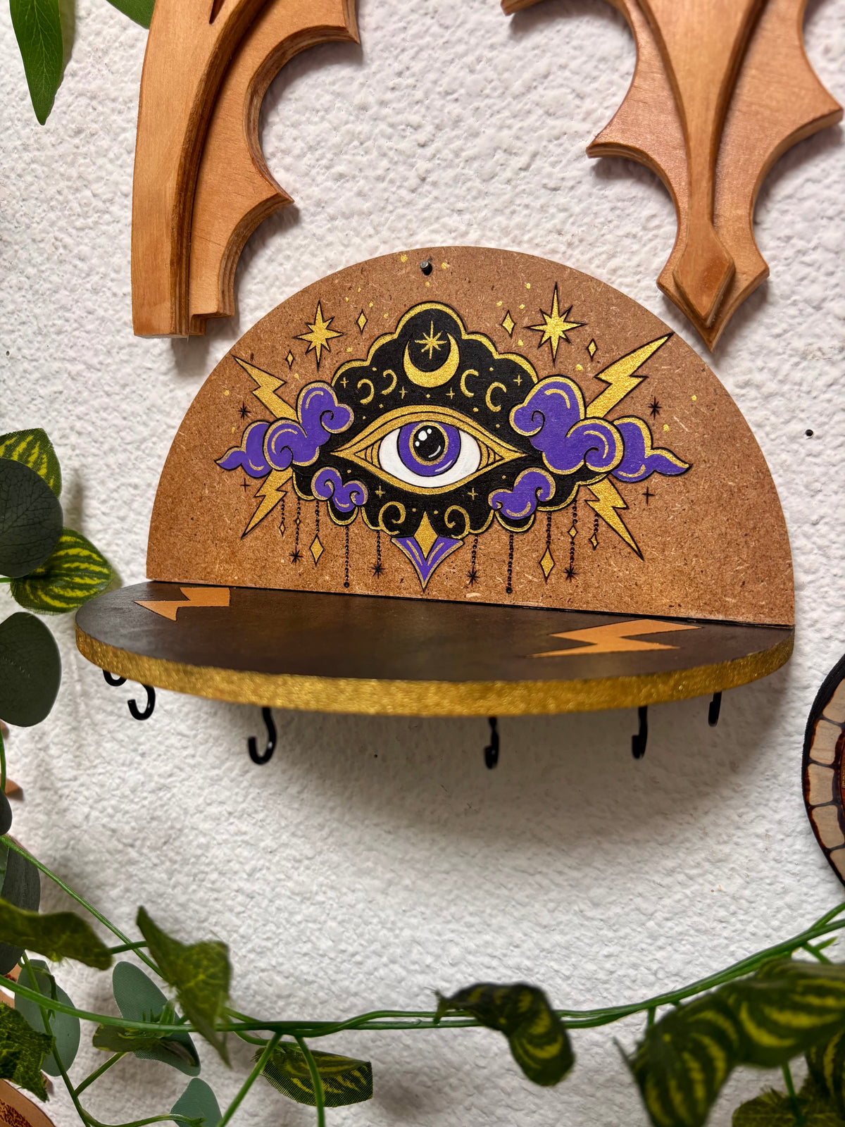 ÉTAGÈRE MURALE OEIL MYSTIQUE