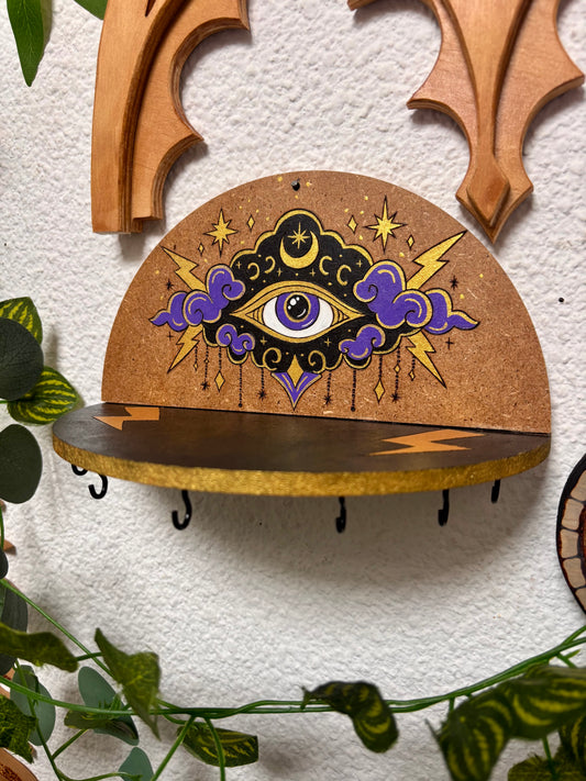 ÉTAGÈRE MURALE OEIL MYSTIQUE