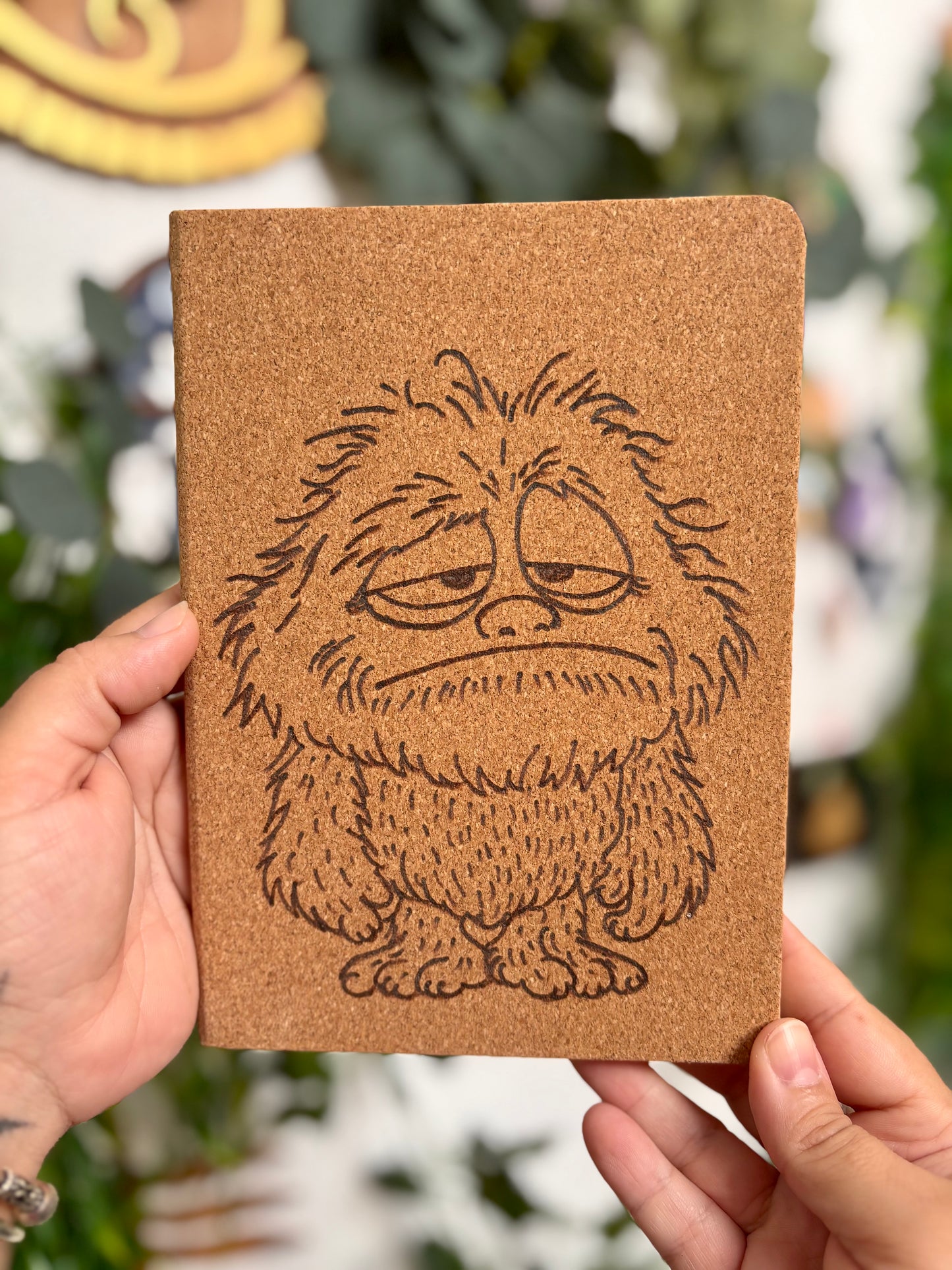 CARNET EN LIEGE LUNDI (Format moyen 13x18cm)