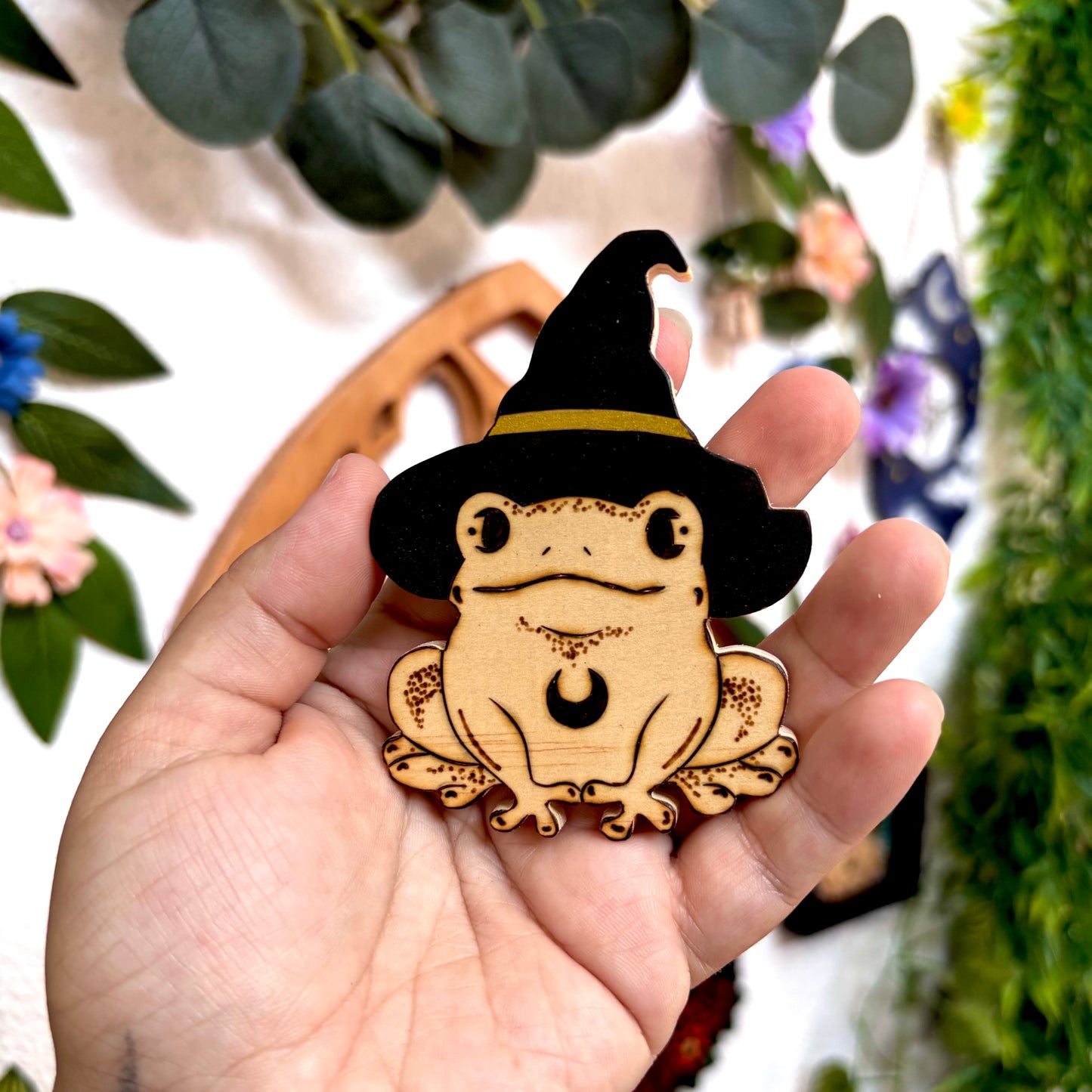 MAGNET EN BOIS GRENOUILLE