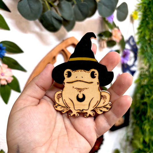 MAGNET EN BOIS GRENOUILLE