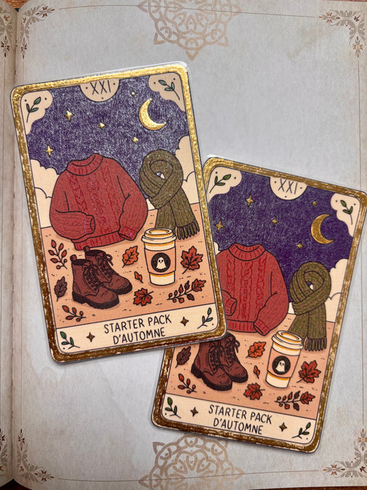 ✨ XXI - STARTER PACK D'AUTOMNE ✨ - Carte Secrète Oracle Automne 🍁