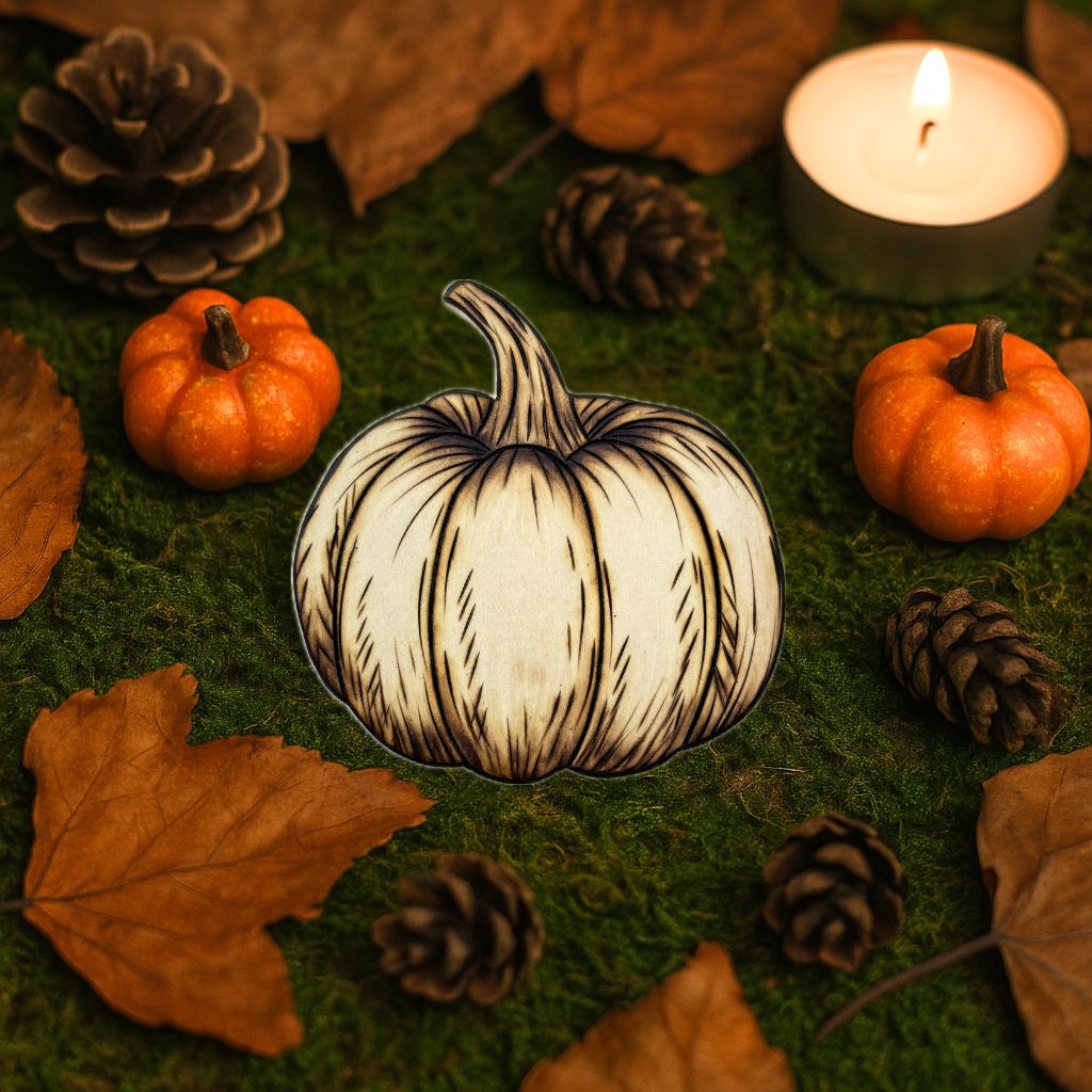 MAGNET EN BOIS CITROUILLE