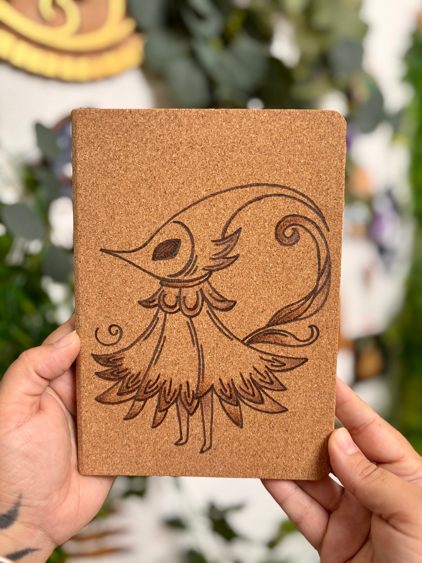 CARNET EN LIEGE MAGICIEN (Format moyen 13x18cm)