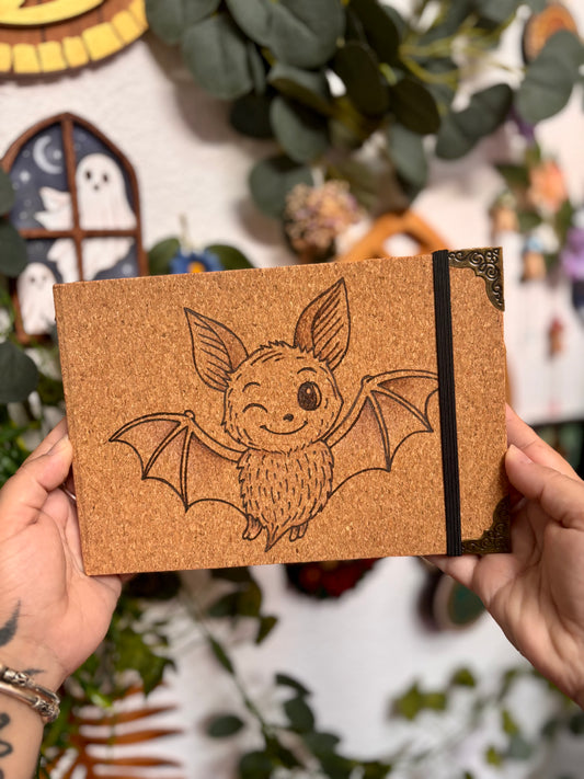 CARNET À DESSIN CHAUVE SOURIS (Format paysage)