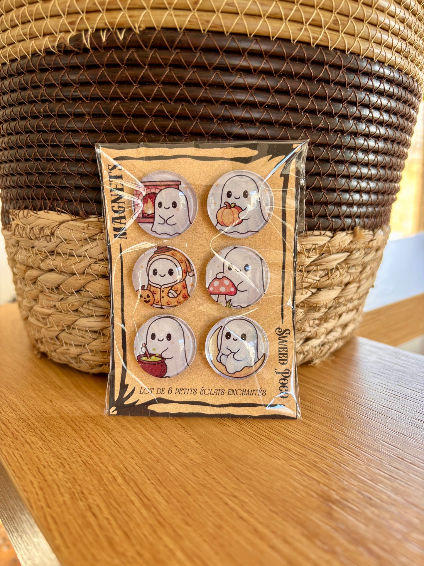 LOT DE 6 MINI MAGNETS MAGIQUES