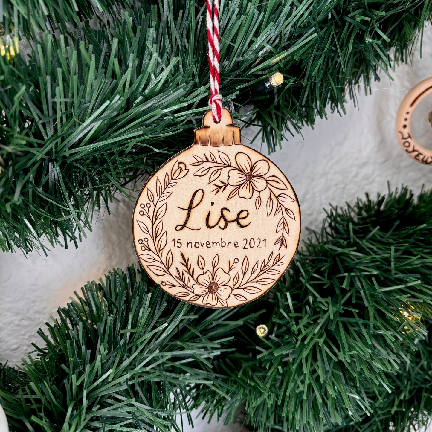 BOULES DE NOËL PERSONNALISÉES
