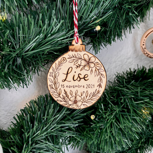 BOULES DE NOËL PERSONNALISÉES