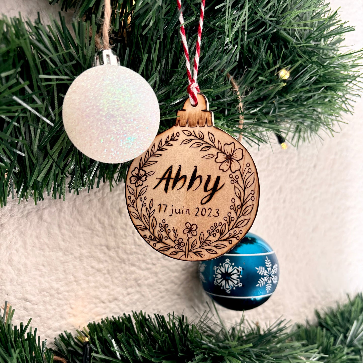 BOULES DE NOËL PERSONNALISÉES