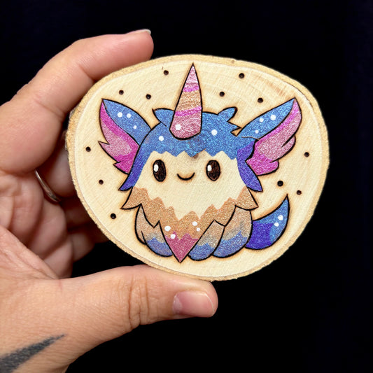 MAGNET EN BOIS LICORNOU