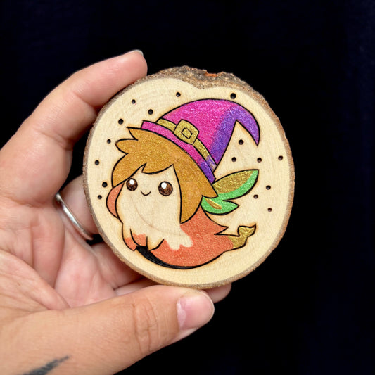 MAGNET EN BOIS MAGICIEN DES MERS