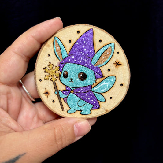 MAGNET EN BOIS SOURICEAU D'HIVER