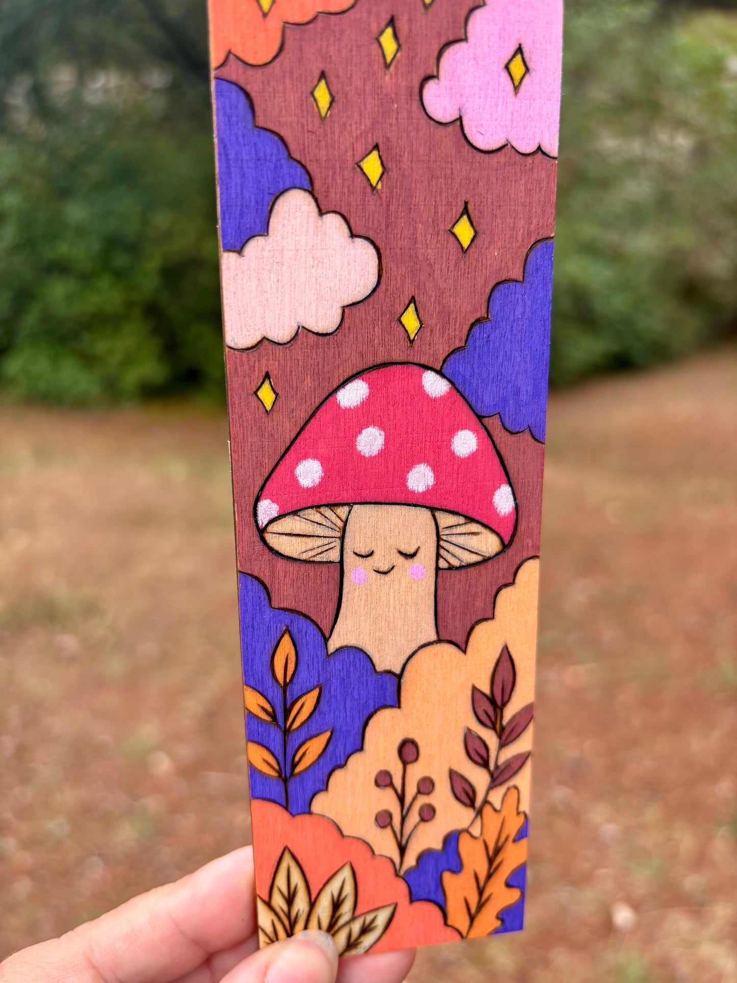 MARQUE PAGE CHAMPIGNON