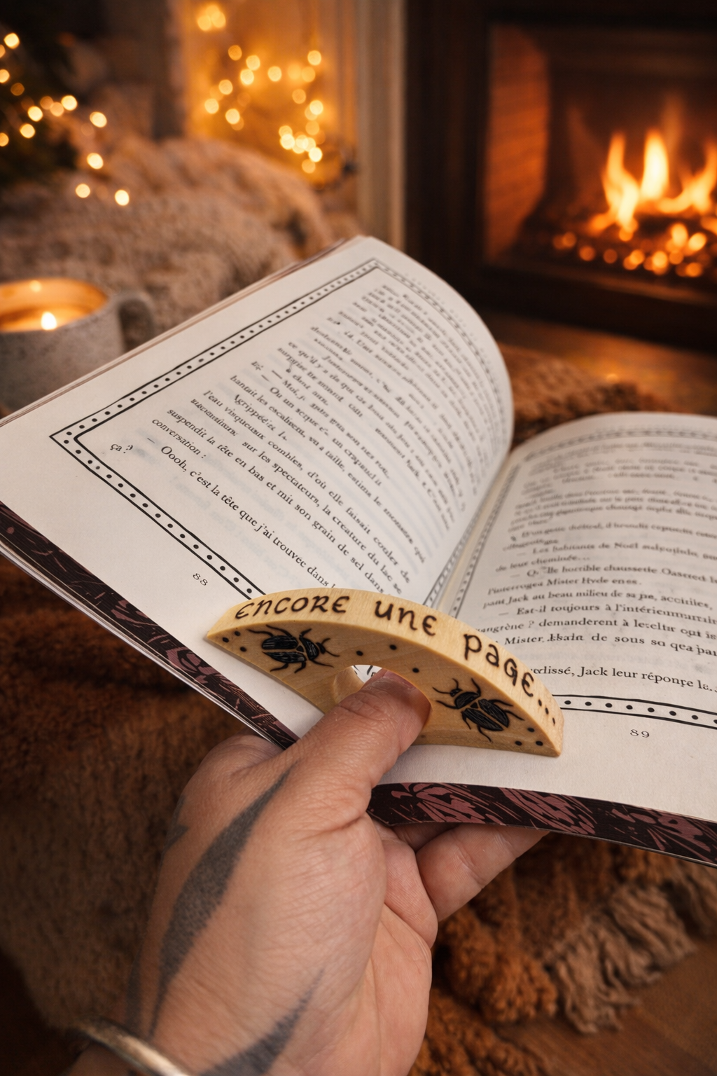 BAGUE DE LECTURE SCARABÉE