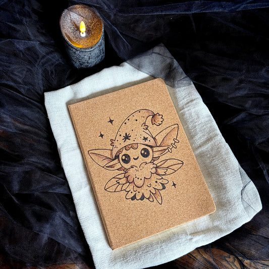 CARNET EN LIEGE PETITE FÉE (Grand format 18x25cm)