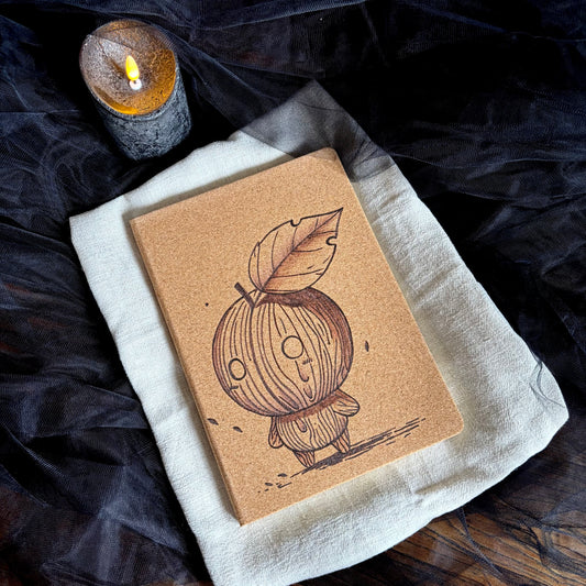 CARNET EN LIEGE PETIT FEUILLU (Grand format 18x25cm)