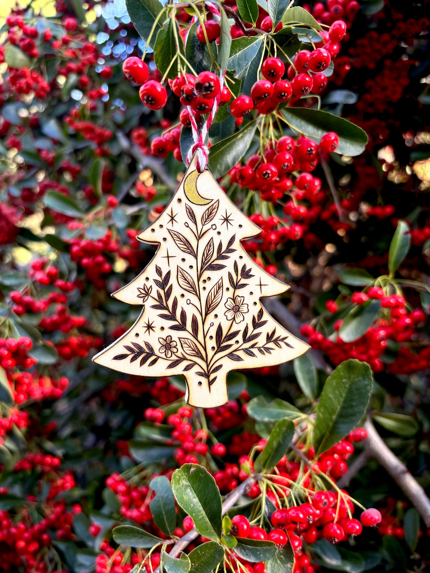 DECORATION DE SAPIN - Sapin floral