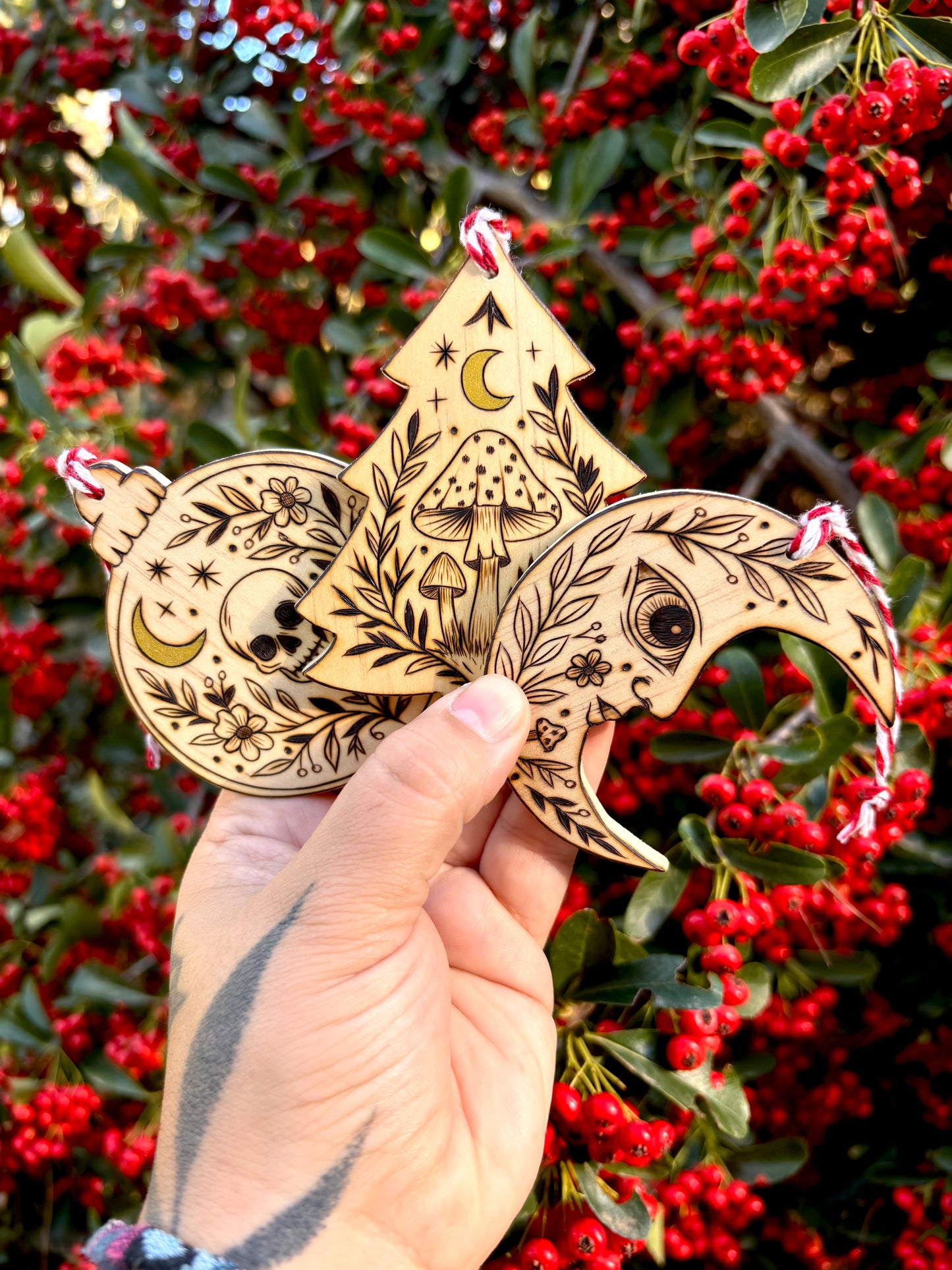 DECORATION DE SAPIN - Crâne