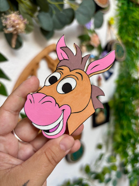MAGNET EN BOIS PILE POIL - TOY STORY