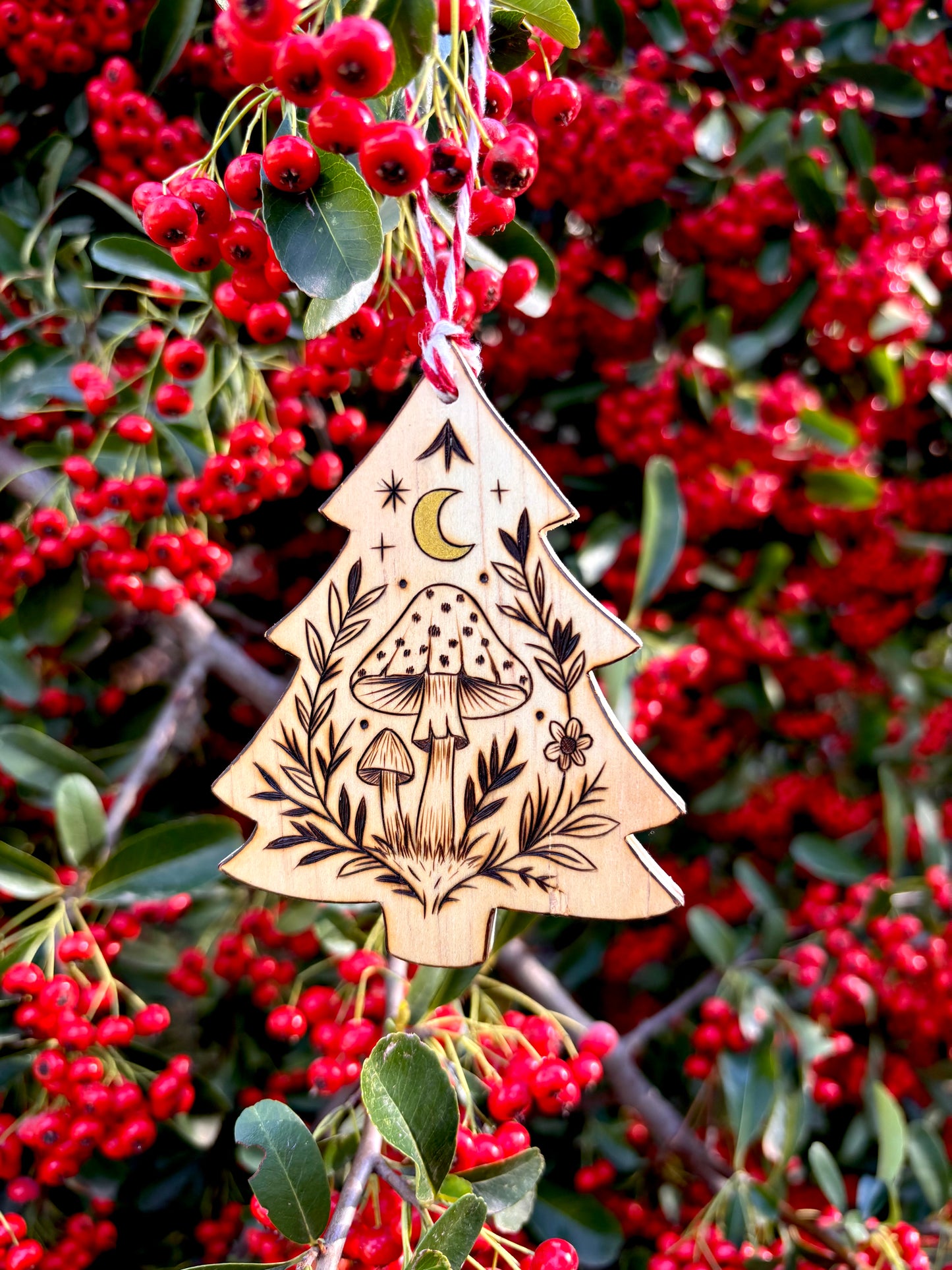 DECORATION DE SAPIN - Sapin champignon